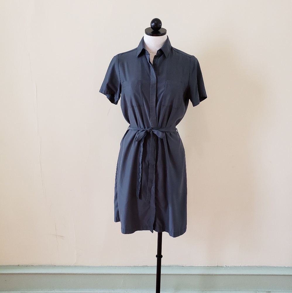 Green Shirt Dress